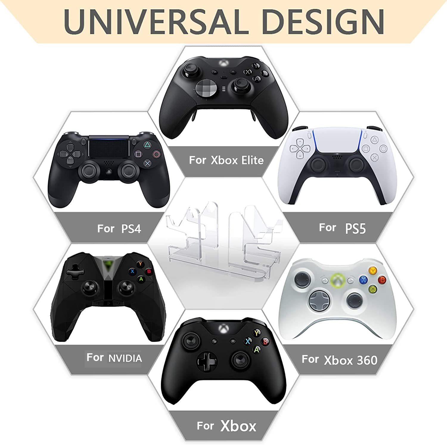 Acrylic Game Console Stand for Xbox Elite / Ps4 / Ps5 / Nvidia 3