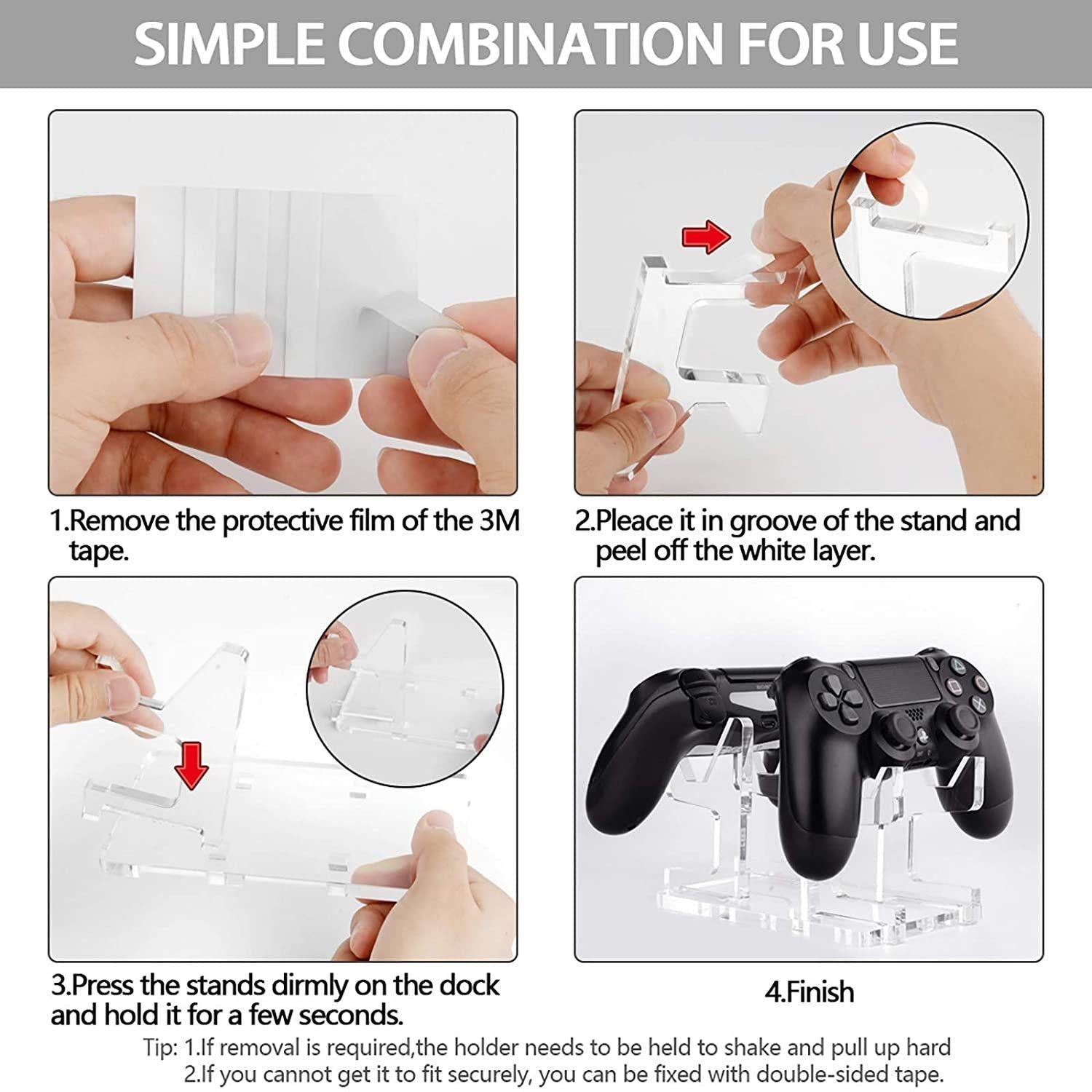 Acrylic Game Console Stand for Xbox Elite / Ps4 / Ps5 / Nvidia 4