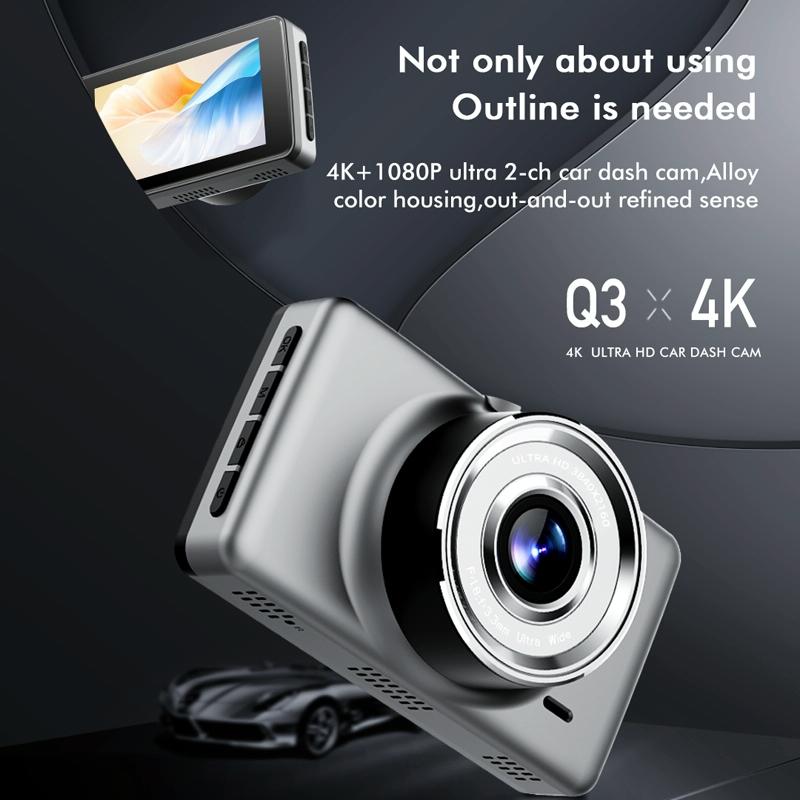 4k Dual Record Driving Recorder with Wifi and Night Vision 6