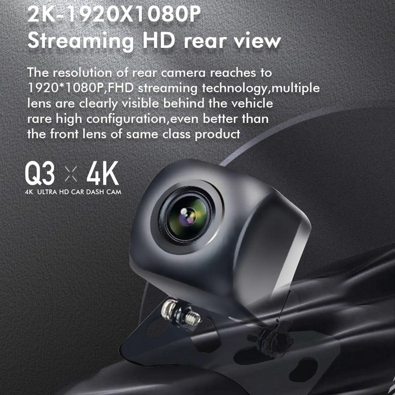 4k Dual Record Driving Recorder with Wifi and Night Vision 8