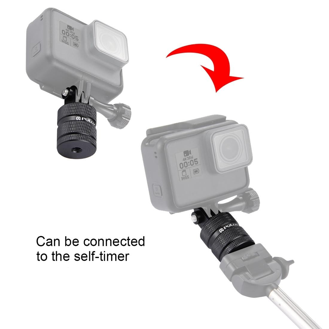 Universal Tripod Mount Adapter for Action Cameras - Compatible with Gopro Insta360 Dji and More 7