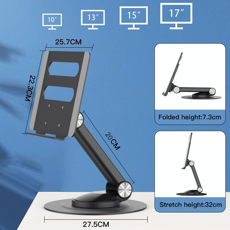 360 Degree Rotating Aluminum Laptop Stand Holder 6