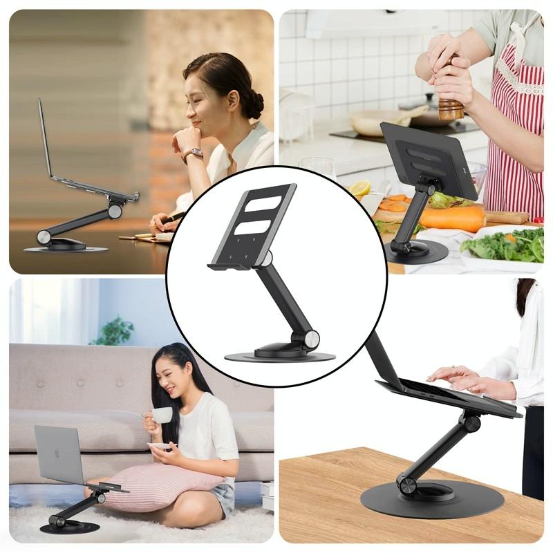 360 Degree Rotating Aluminum Laptop Stand Holder 7