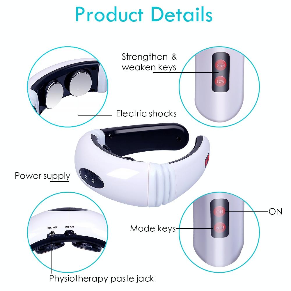 Electric Neck Massager Intelligent Body Massager Plug-In 7