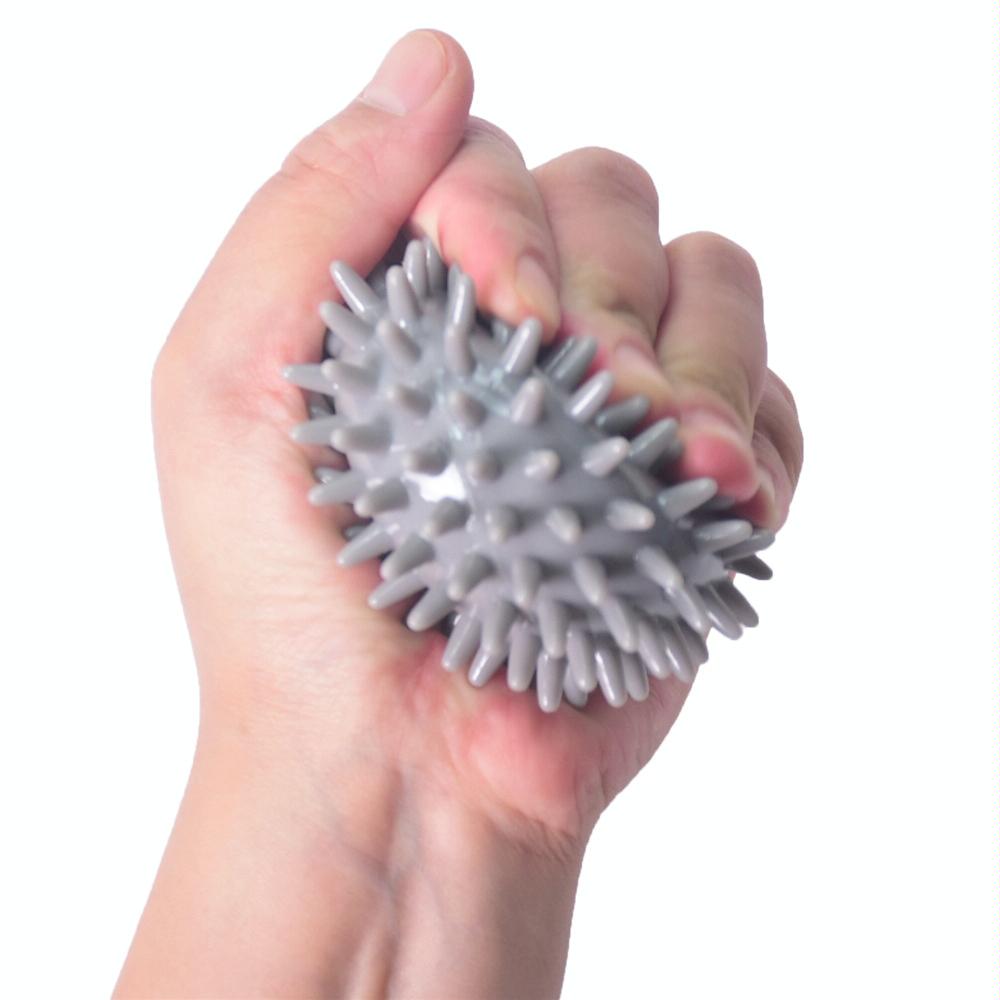 Tpr Grip Ball For Stroke Rehabilitation 5.5Cm With Rope Gray 5
