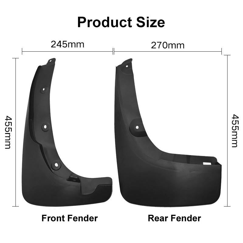 For Toyota Rav4 Wheel Eyebrow 2000-2005 4Pcs / Set Car Auto Soft Plastic Splash Flaps Fender Guard 4