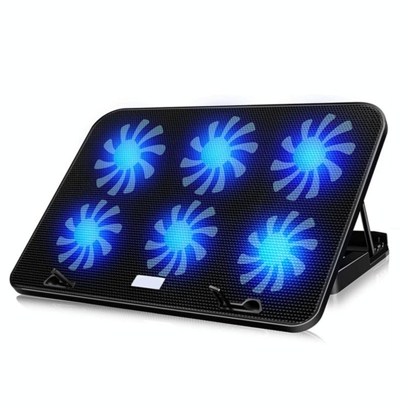 Silent Six-fan Cooling Base for Notebook Computers - Heat Sink 3