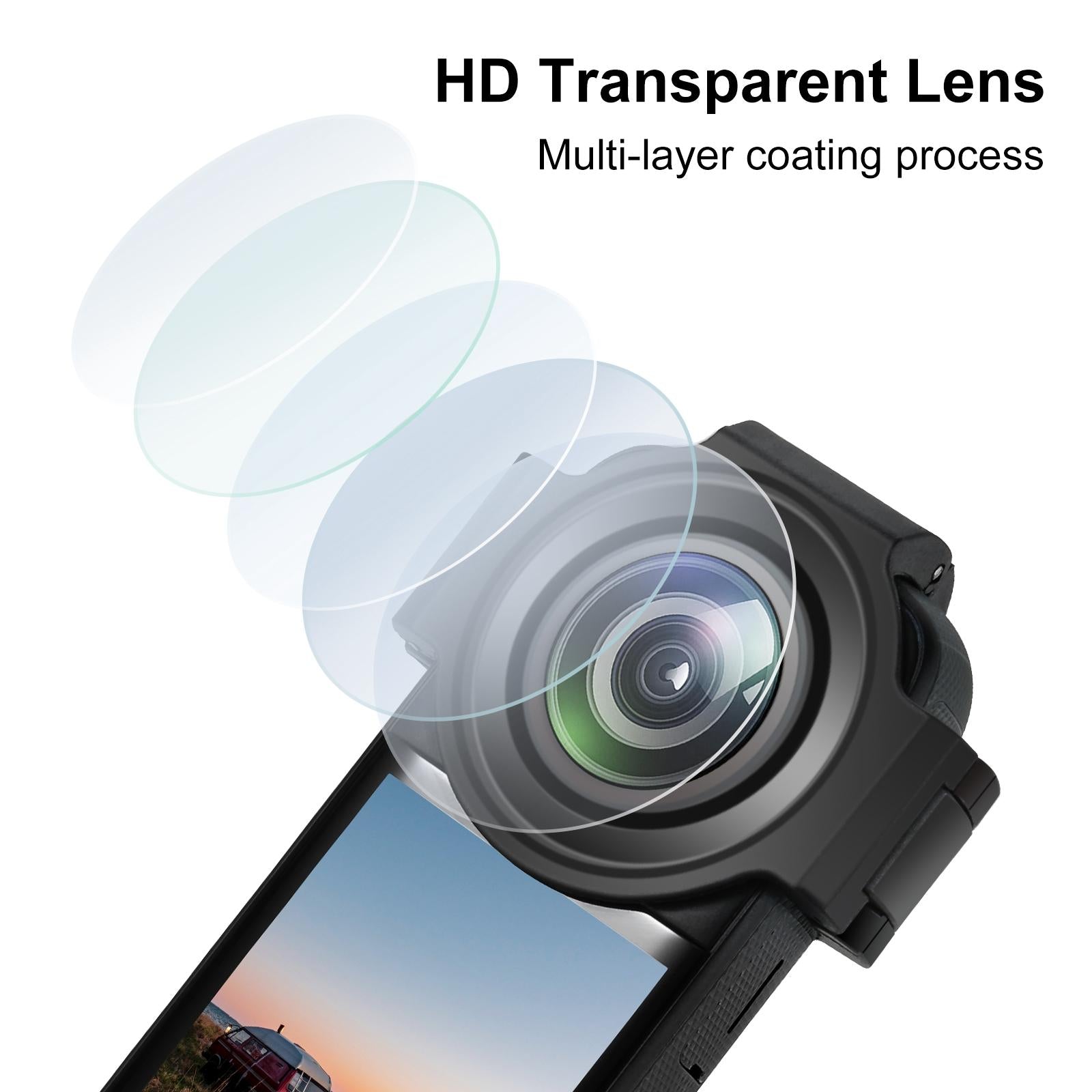 Upgraded Optical Glass Lens Guard for Insta360 X3 - Protective Cover 6