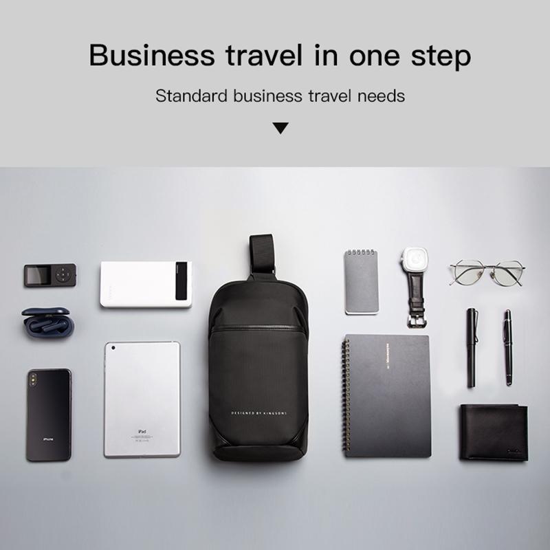 Water Repellent Business Chest Bag Multi Functional & Wear Resistant 10