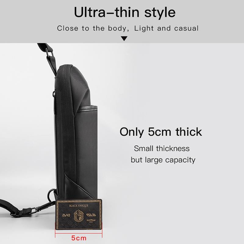 Water Repellent Business Chest Bag Multi Functional & Wear Resistant 11