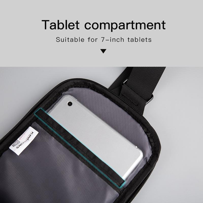 Water Repellent Business Chest Bag Multi Functional & Wear Resistant 14