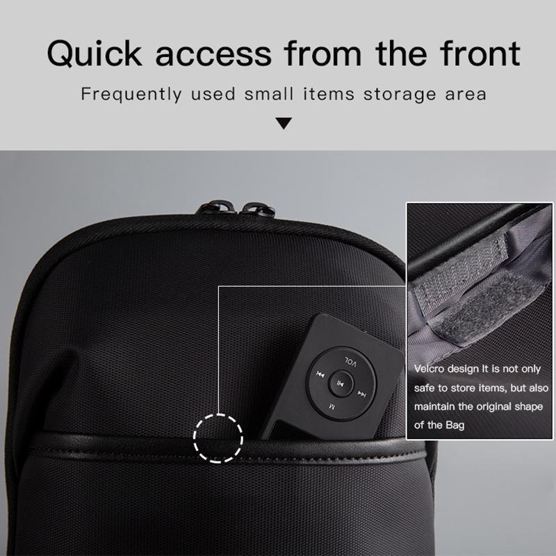 Water Repellent Business Chest Bag Multi Functional & Wear Resistant 15