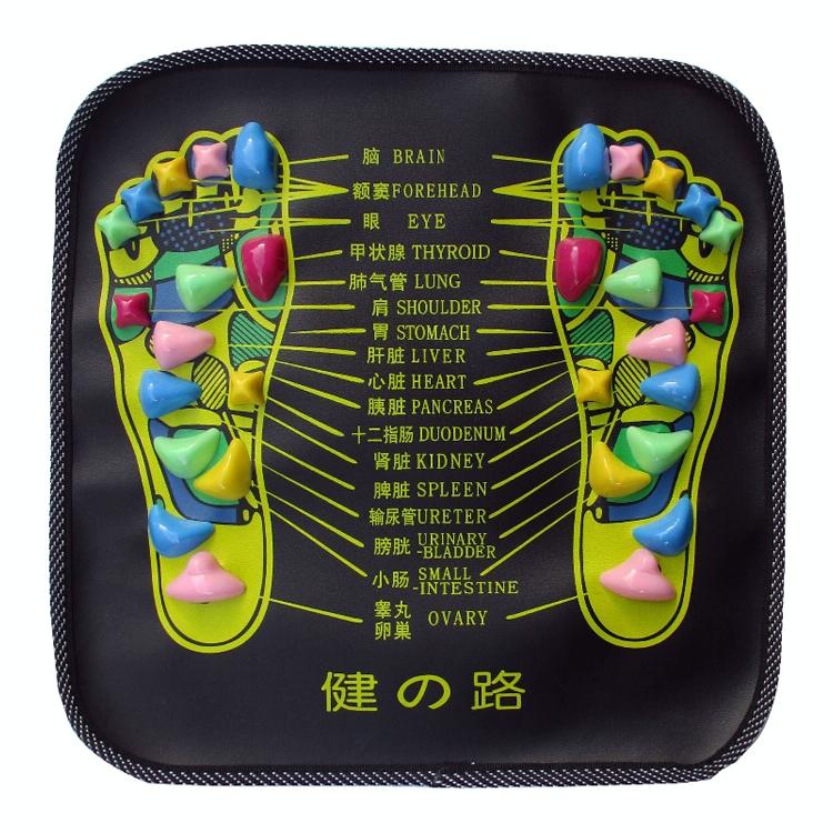 Quadrate Foot Massage Stones Relaxing Reflexology Pad 3