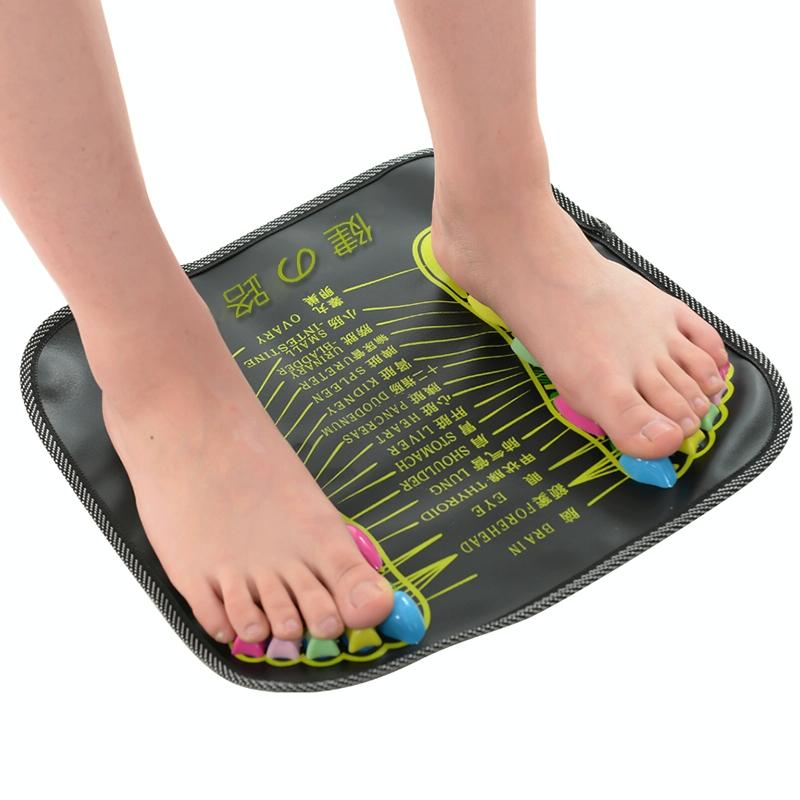 Quadrate Foot Massage Stones Relaxing Reflexology Pad 4