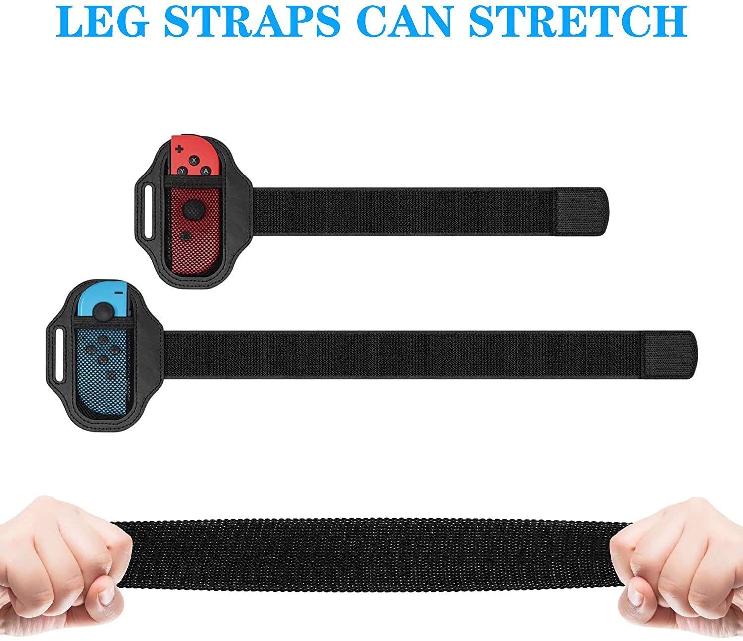 Flexible Joycon Leg Strap with Adjustable Band 4
