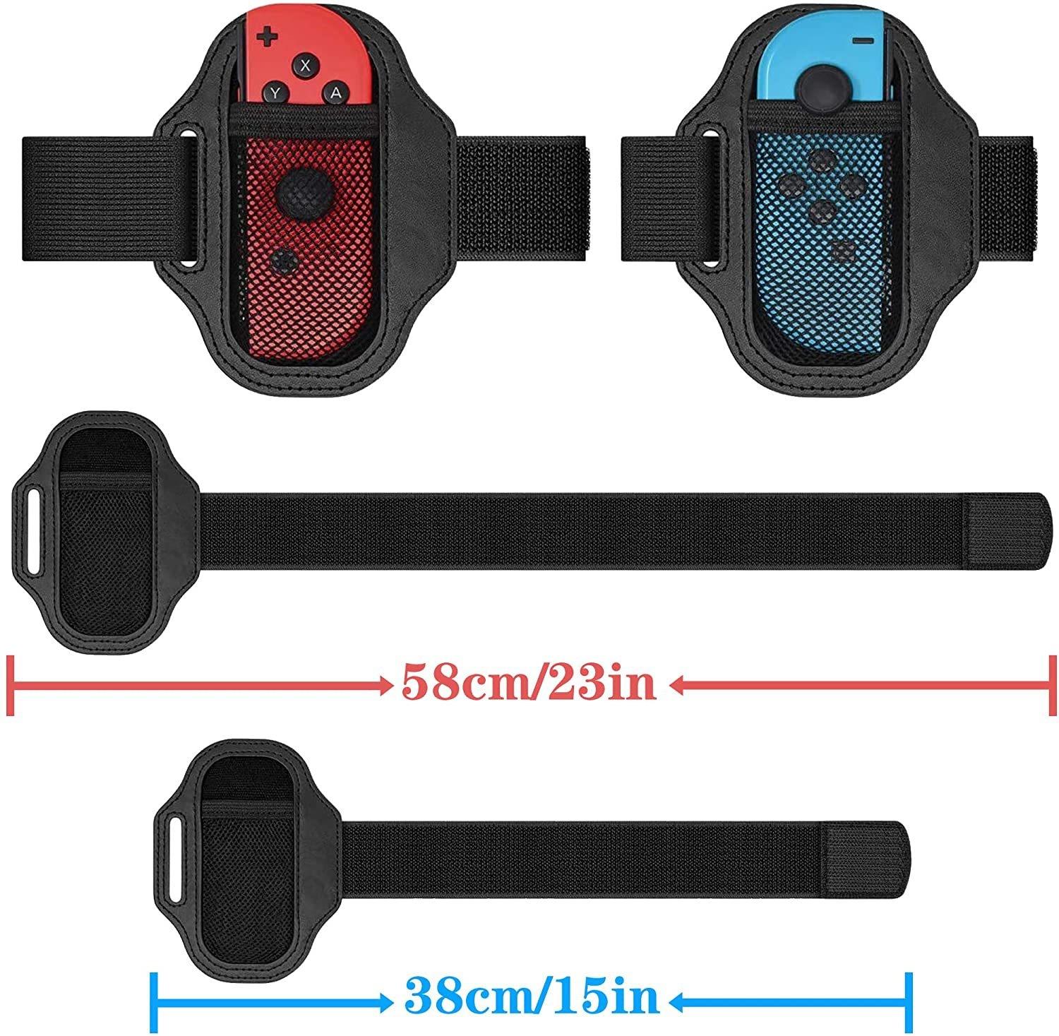 Flexible Joycon Leg Strap with Adjustable Band 5