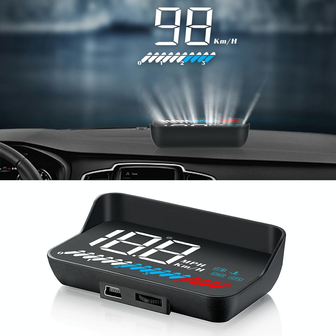 Universal Car Obd2 + Gps Hud 3.5 Inch Display Fuel Consumption 3