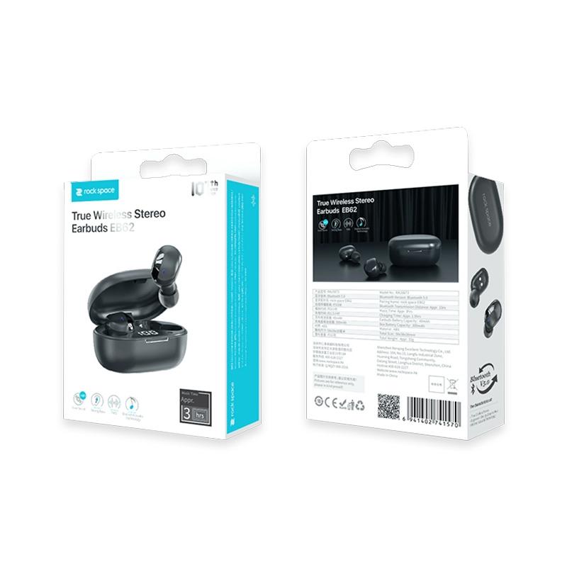 Mini Bluetooth Earphones with Magnetic Charging Box - Eb62 3