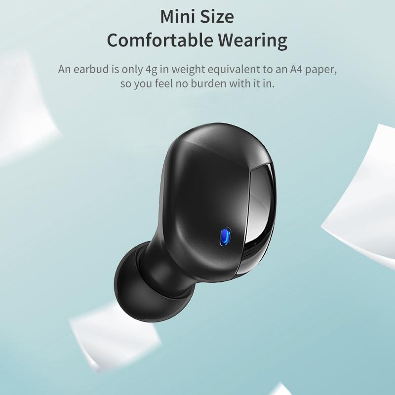 Mini Bluetooth Earphones with Magnetic Charging Box - Eb62 14