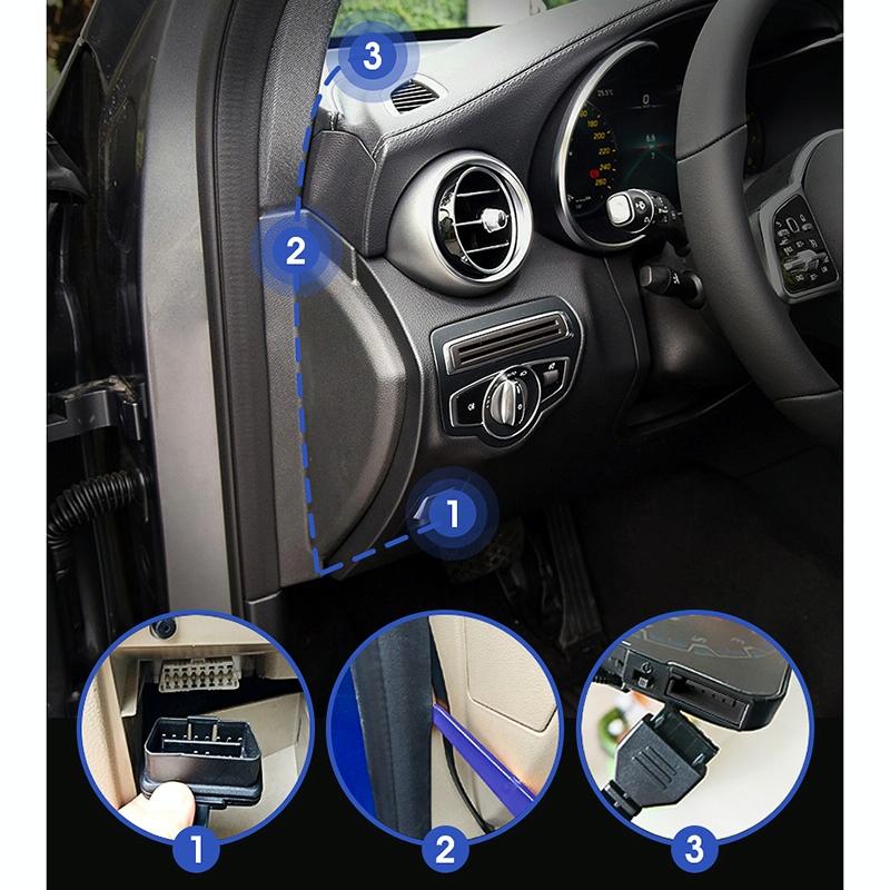 3.7 Inch Car Obd Hud Engine Failure Water Temp & Voltage Alarms 5