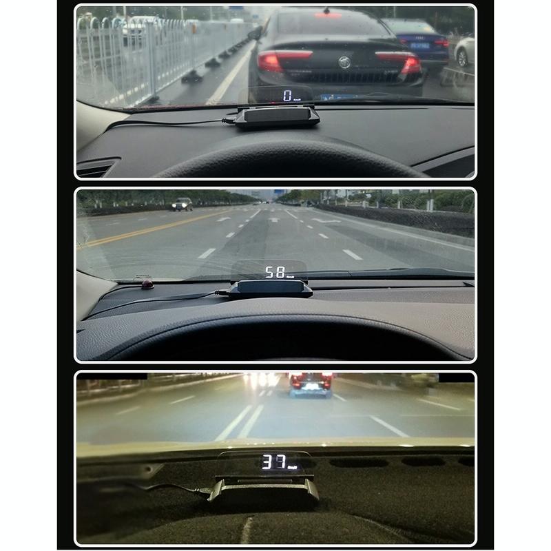 3.7 Inch Car Obd Hud Engine Failure Water Temp & Voltage Alarms 6