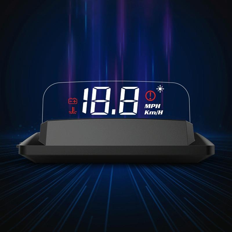 3.7 Inch Car Obd Hud Engine Failure Water Temp & Voltage Alarms 10