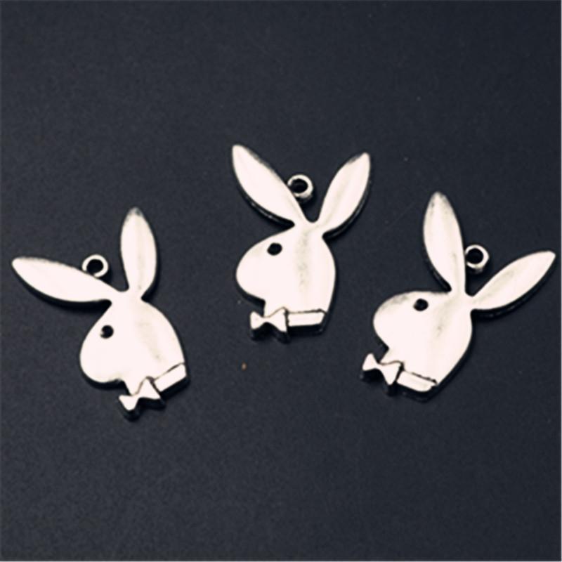 10Pc Antique Rabbit Charm Set For Diy Jewelry 3