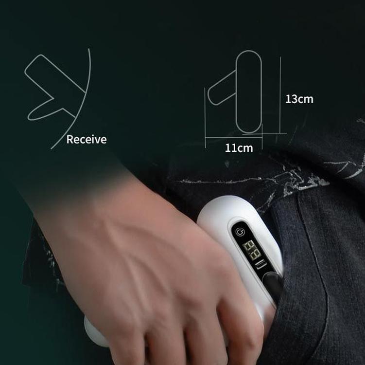 12-Speed Rechargeable Mini Massage Gun With Lcd Touch Screen 5