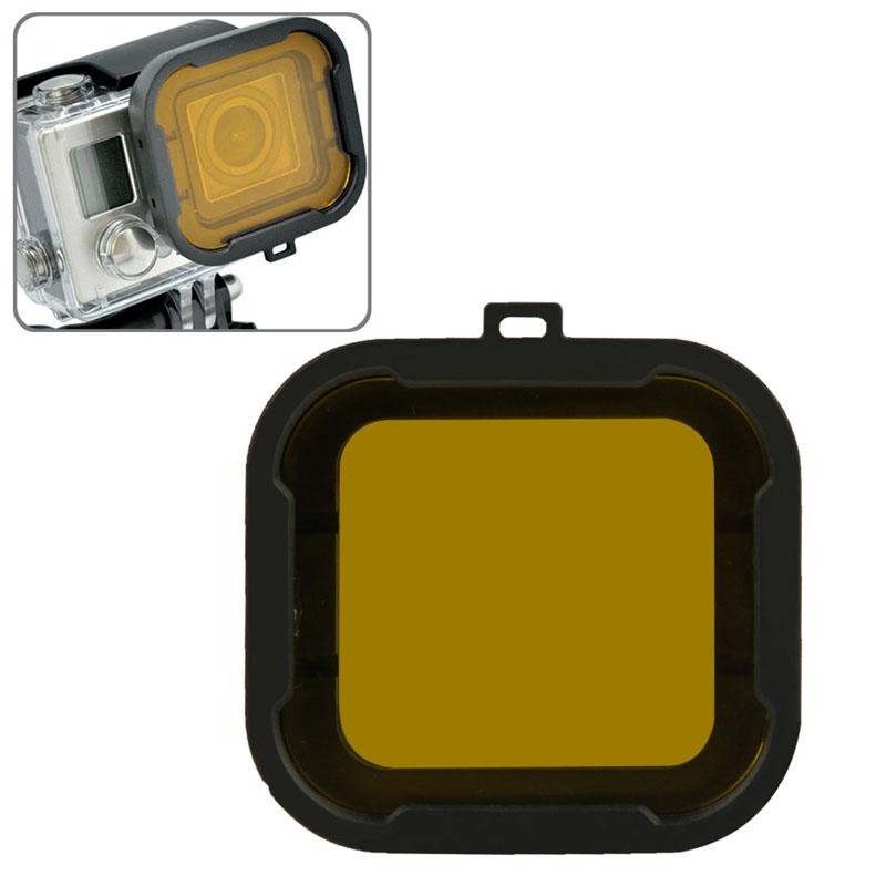 Gopro Hero4 / 3 Aqua Cube Dive Housing Filter - Red 7