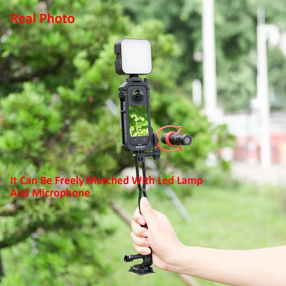 Extended Metal Cage for Insta360 X3 Camera 10