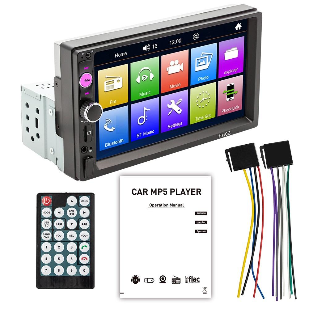 Touch Screen Mp5 Player With Bluetooth & Rear View - Universal Fit 3