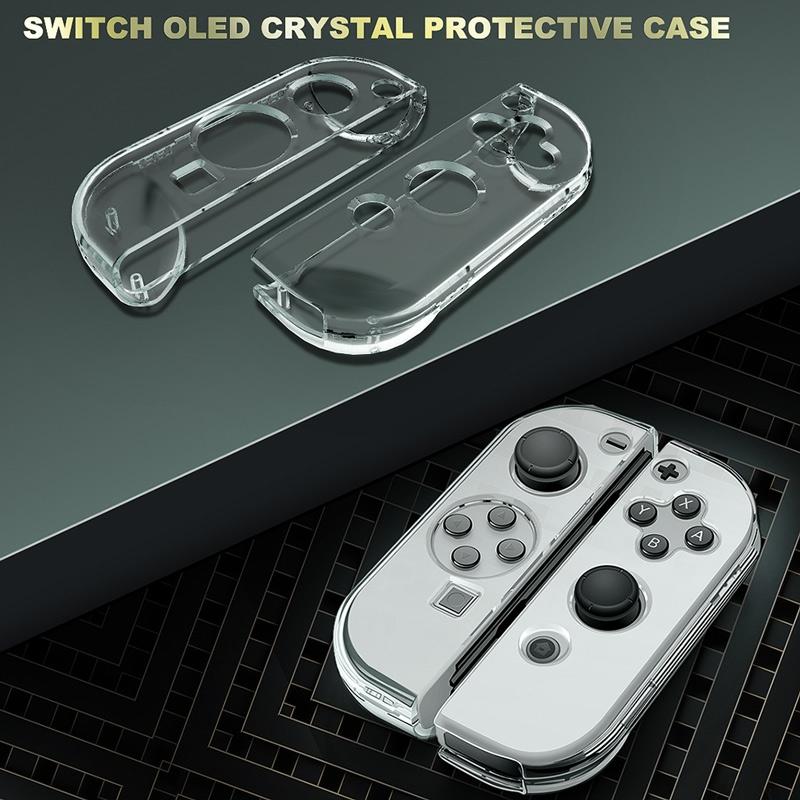 Crystal Tpu Pc Protective Case for Nintendo Switch Oled 6