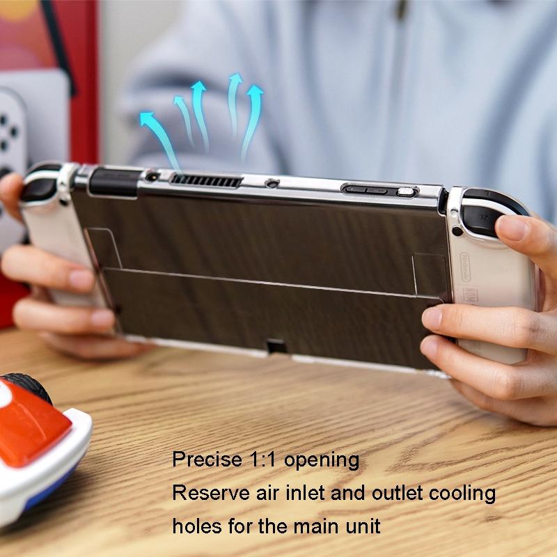 Crystal Tpu Pc Protective Case for Nintendo Switch Oled 8