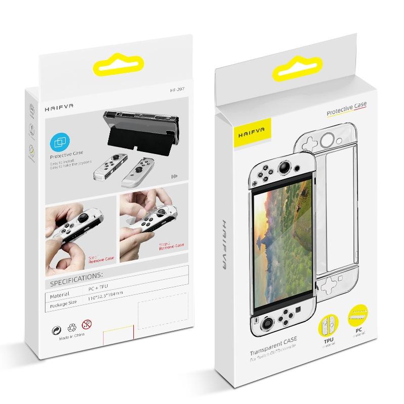 Crystal Tpu Pc Protective Case for Nintendo Switch Oled 10