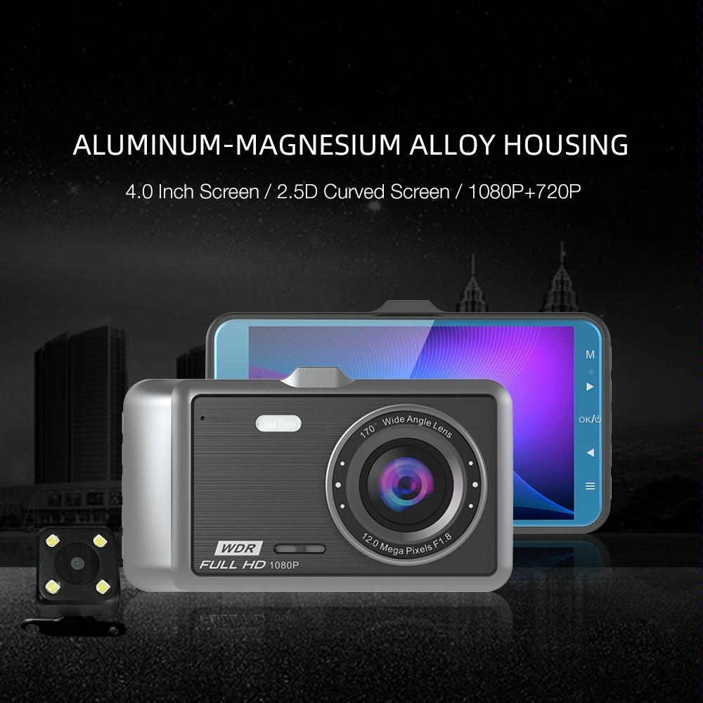 Hd 1080p Dual Camera Car Recorder with 4 Ips Screen and 170 Degree Wide Angle 5
