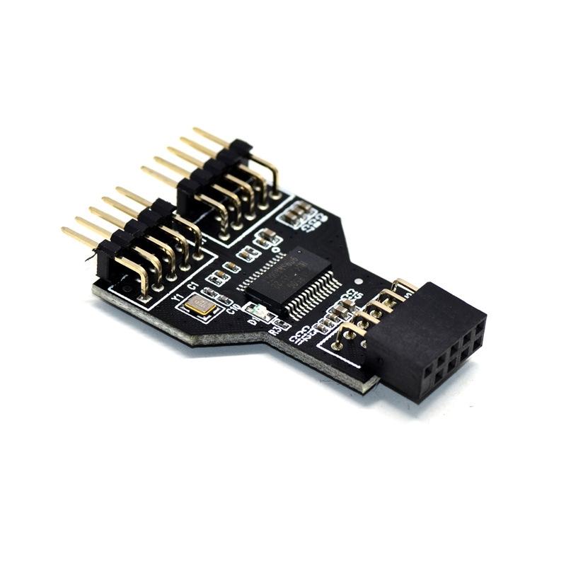 Usb 2.0 Hub Adapter 1 Female To 2 Male 3