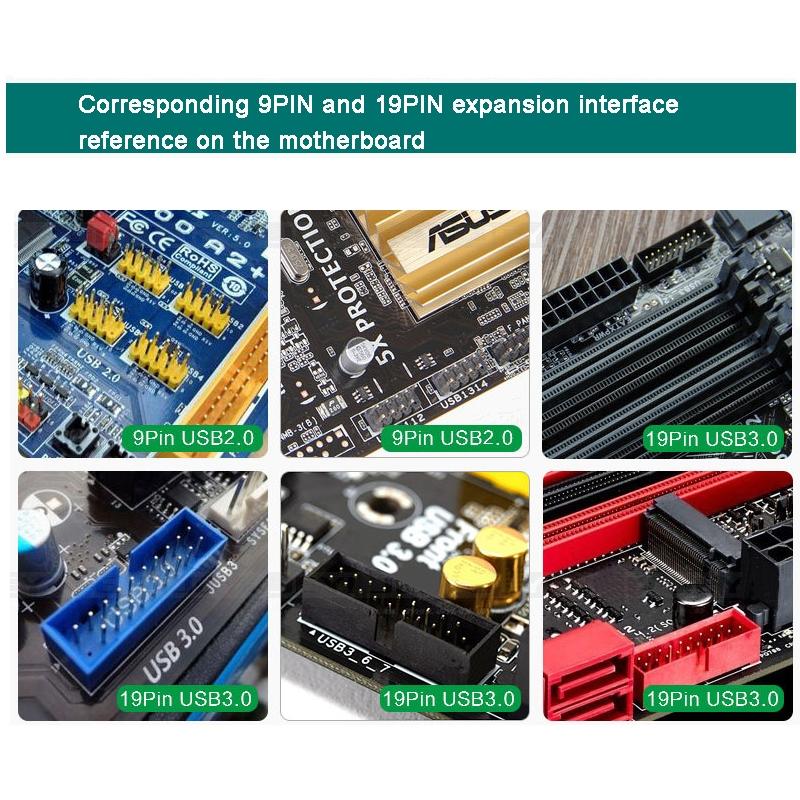Usb 2.0 Hub Adapter 1 Female To 2 Male 7