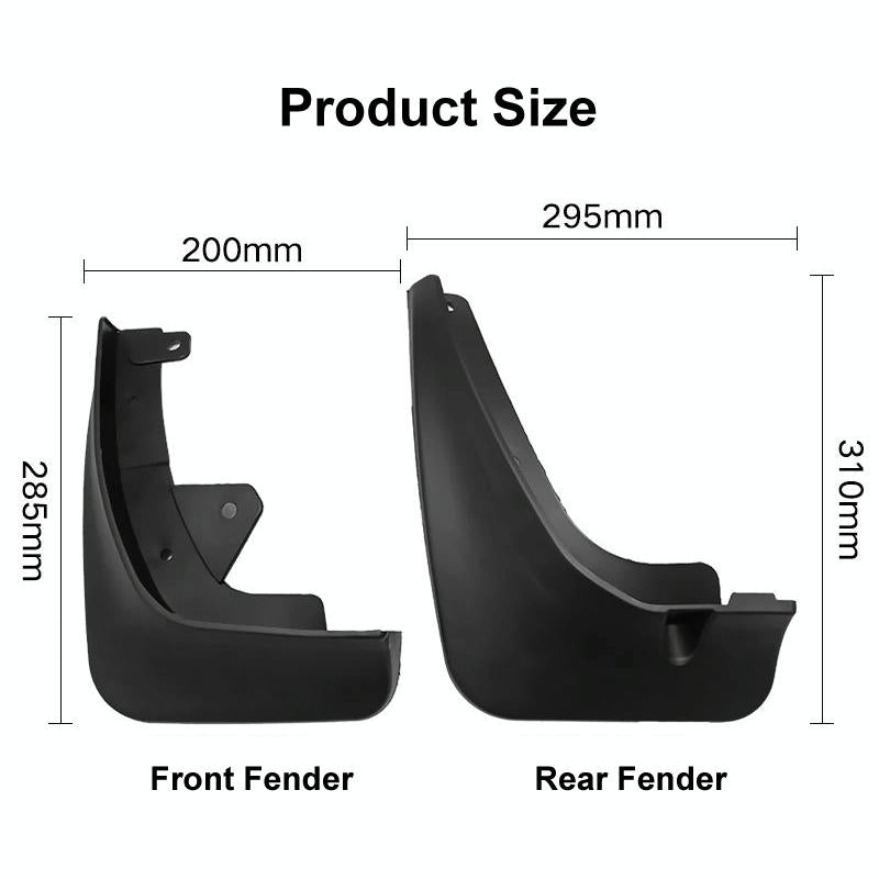 For Mazda Cx-3 2015-2021 4Pcs / Set Car Auto Soft Plastic Splash Flaps Fender Guard 4