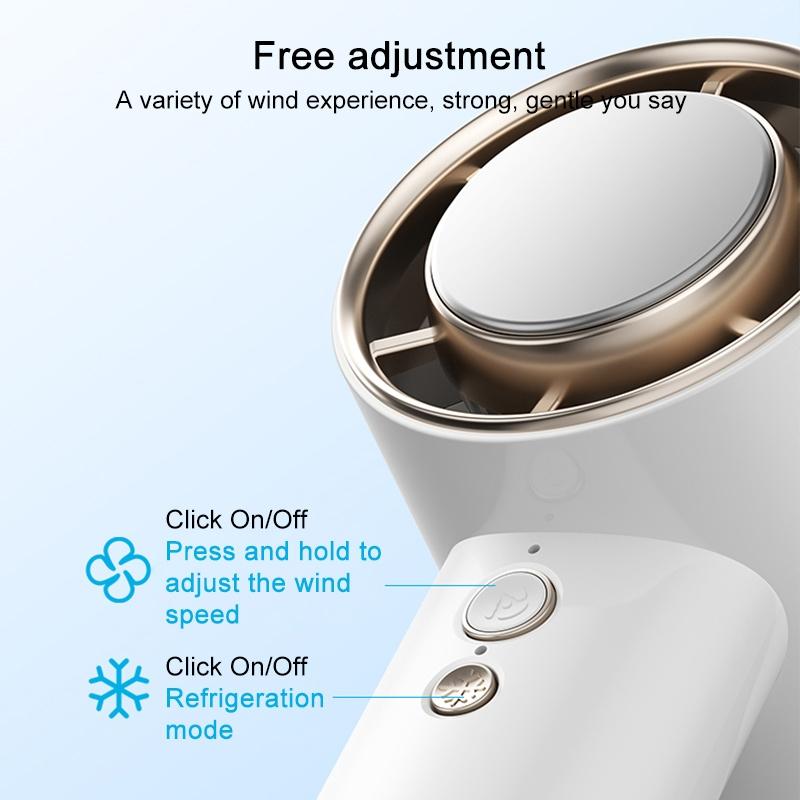 Ultra Freeze Ice Pack Handheld Fan High Speed Portable 4