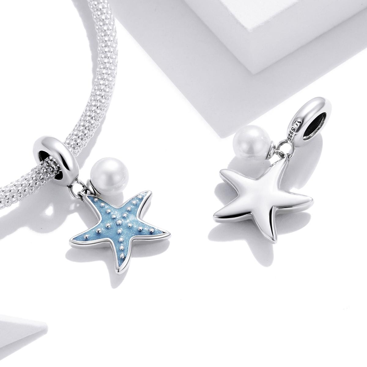 925 Sterling Silver Starfish Pendant For Diy Bracelets & Necklaces 7