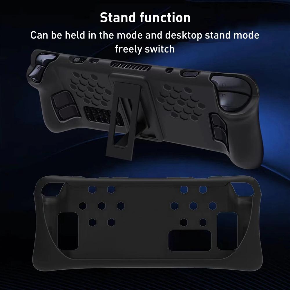 Steam Deck Silicone Case Set with Holder - Protect your Console 6