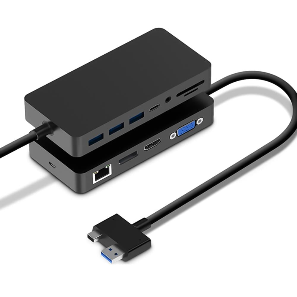 11-In-1 Usb 3.0 Hub Adapter With Rj45 For Surface Laptop 1 / 2 3