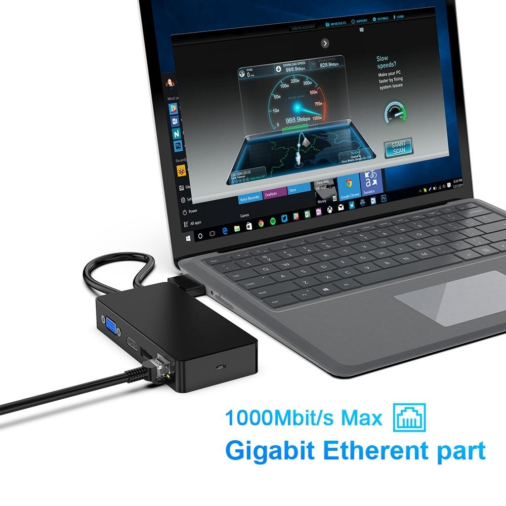 11-In-1 Usb 3.0 Hub Adapter With Rj45 For Surface Laptop 1 / 2 6