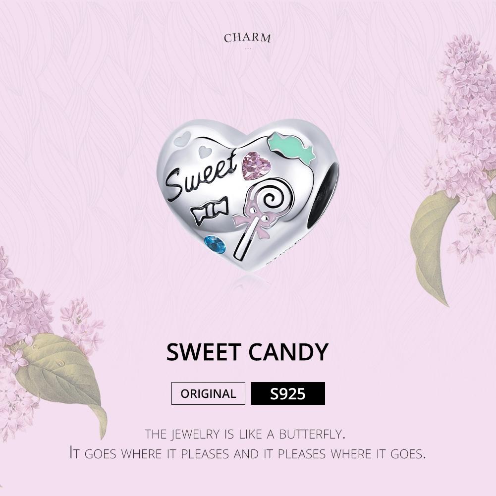 925 Sterling Silver Sweet Heart Beads For Diy Bracelets & Necklaces 4