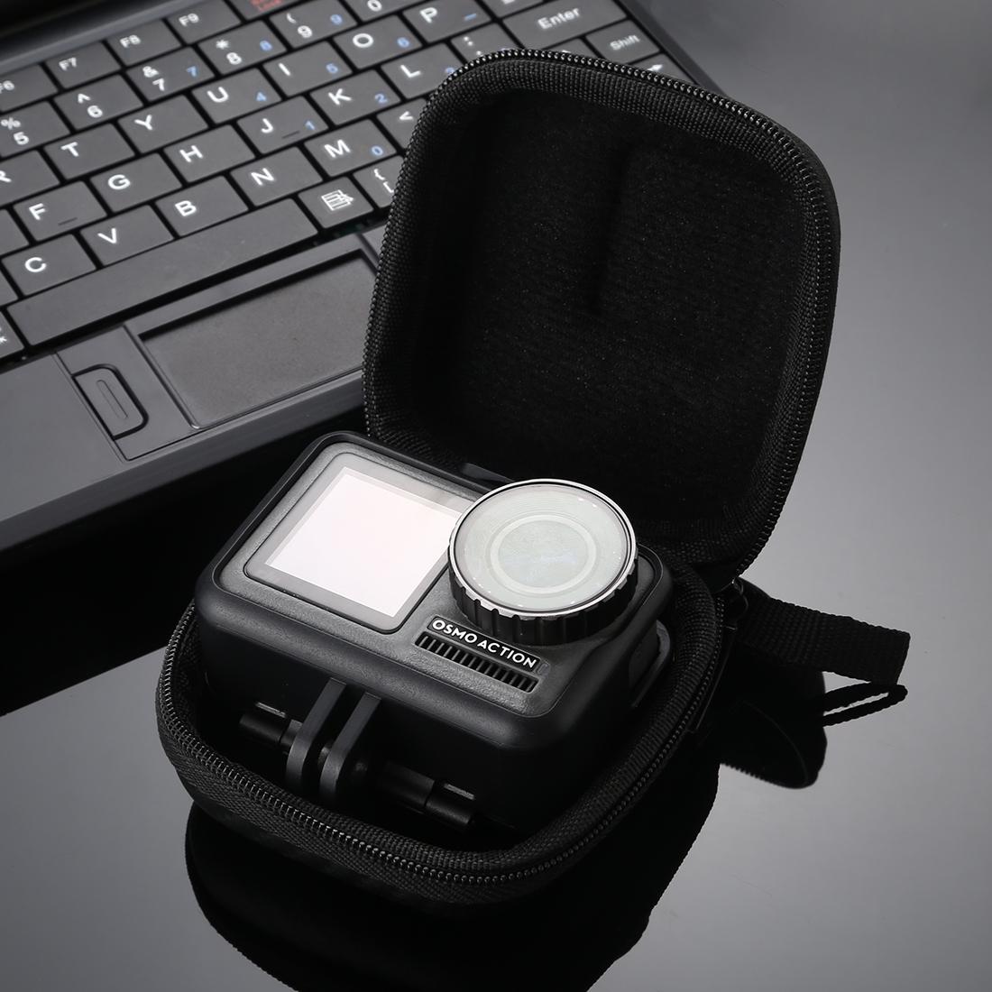 Compact Carbon Fiber Camera Storage Bag for Dji Action Gopro Mijia and More 8