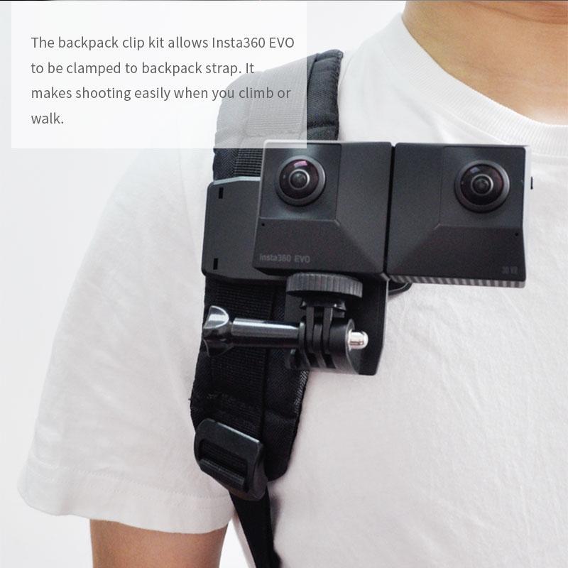 Insta360 one x / Evo Backpack Clip - Universal Fixing 8