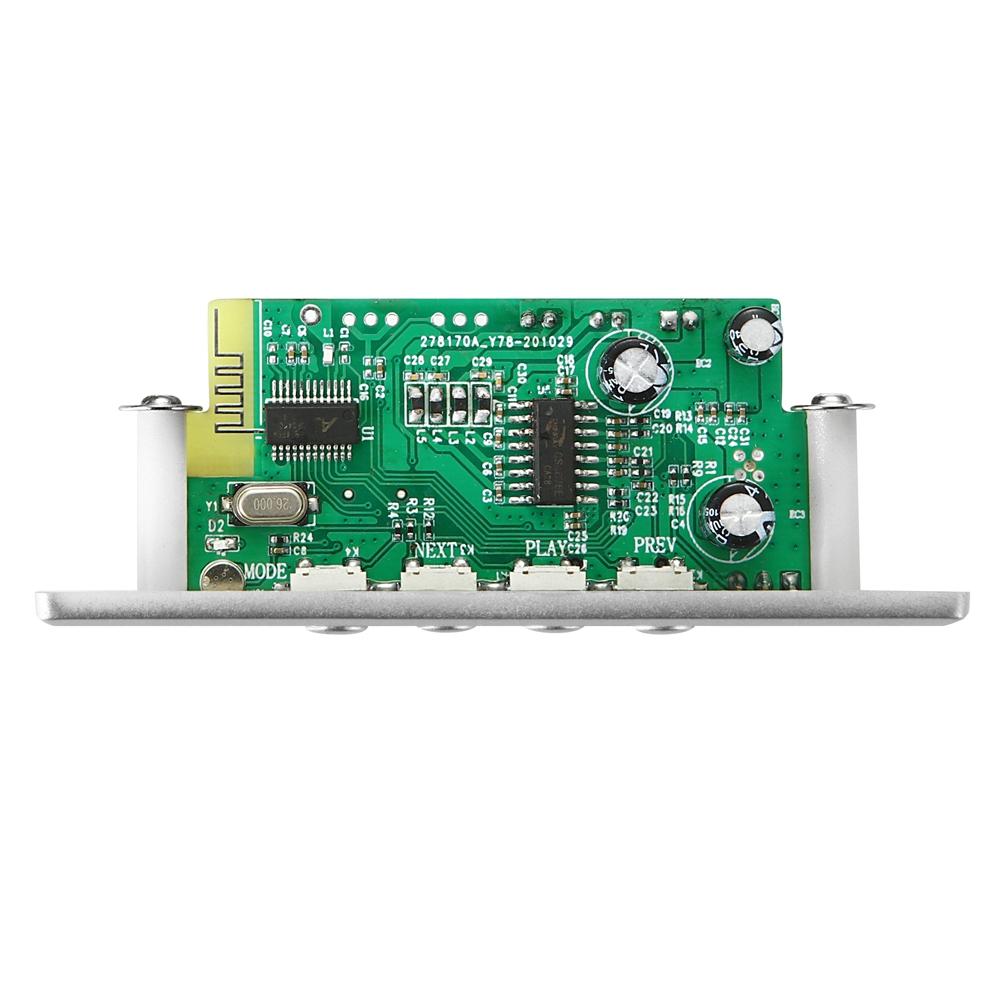 12V Car Mp3 Player Board With Bluetooth Tf Card Usb Aux 5