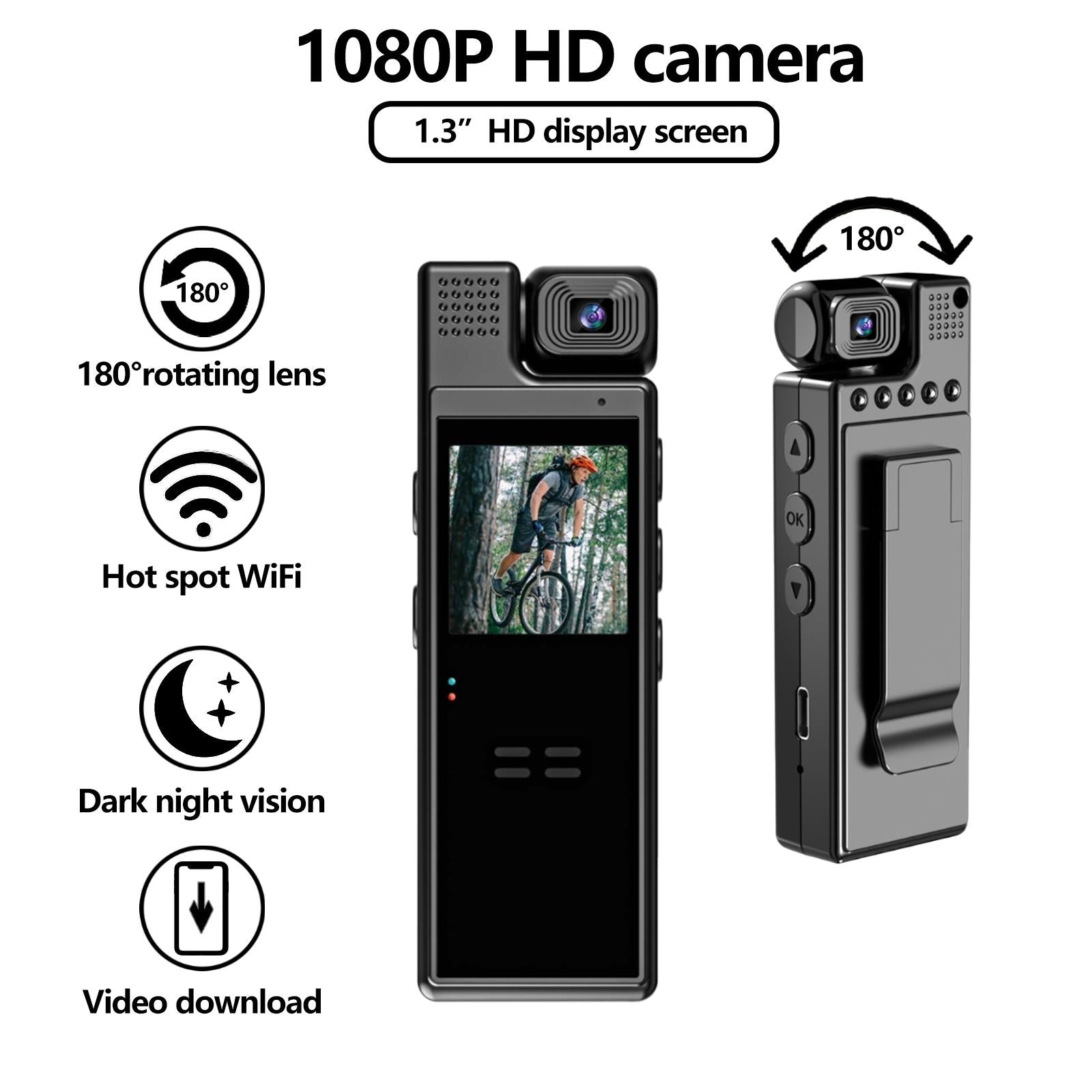 Outdoor Sports Camera With Wifi Hd Night Vision And Video Recording 3