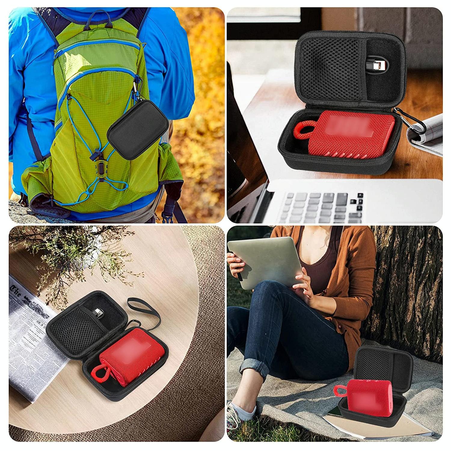 Portable Hard Shell Case for Jbl Go3 Speaker - Ideal for Outdoor Travel 7
