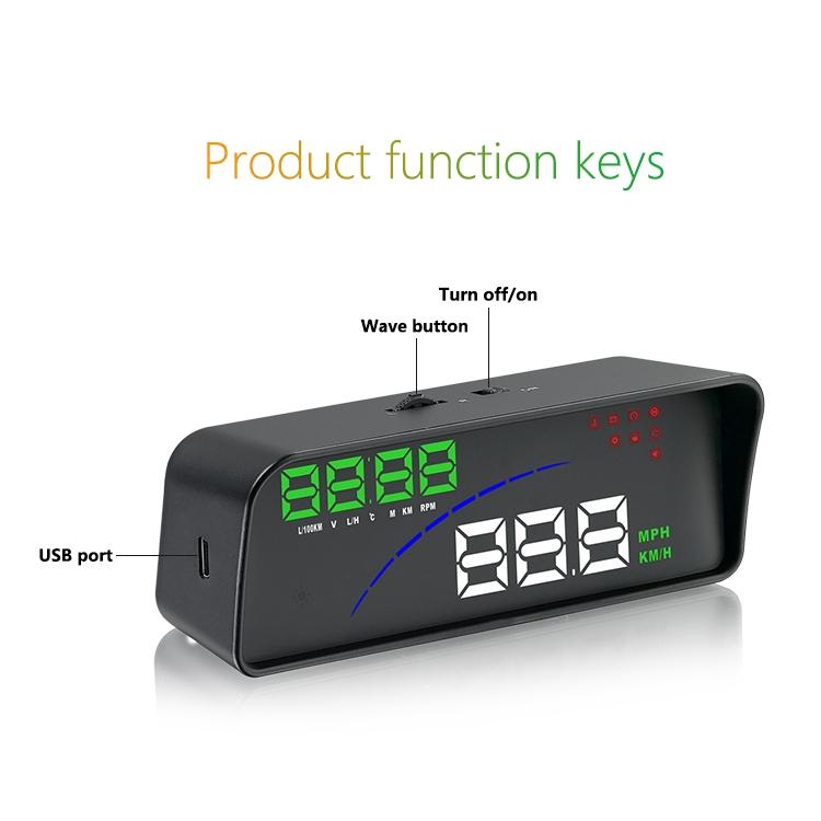 3.6 Inch Car Obd2 Smart Digital Meter 3